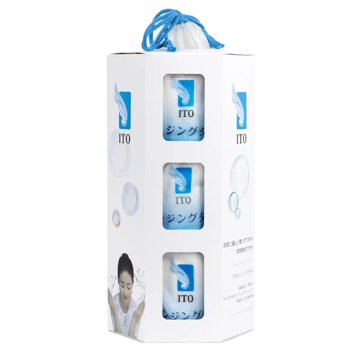 ITO クレンジング用 フェイシャルタオル 3個セット(使い捨てタオル) ITO Disposable Facial Towel 3 pack  4.2   (141)